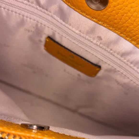 Kate Spade Crossbody Squash Pebbled Leather Purse Bag New With Tag - Picture 9 of 15